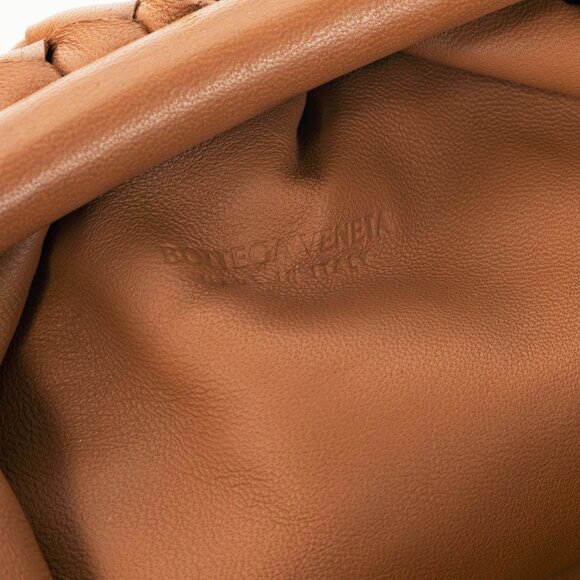 Bottega Veneta The Mini Pouch Carmel Nappa Intrecciato Crossbody - Picture 10 of 11